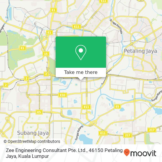 Zee Engineering Consultant Pte. Ltd., 46150 Petaling Jaya map