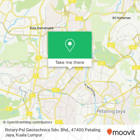 Peta Rotary-Psl Geotechnics Sdn. Bhd., 47400 Petaling Jaya