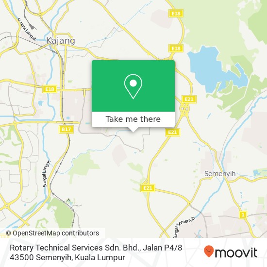 Rotary Technical Services Sdn. Bhd., Jalan P4 / 8 43500 Semenyih map