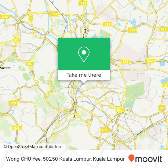 Peta Wong CHU Yee, 50250 Kuala Lumpur