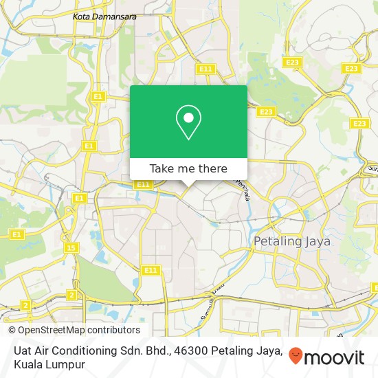 Uat Air Conditioning Sdn. Bhd., 46300 Petaling Jaya map