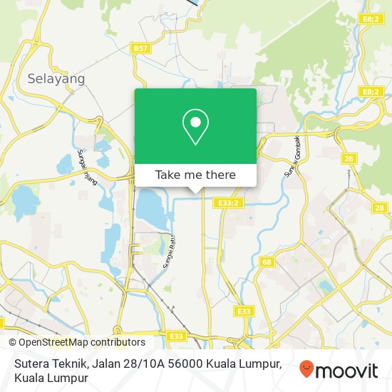 Sutera Teknik, Jalan 28 / 10A 56000 Kuala Lumpur map