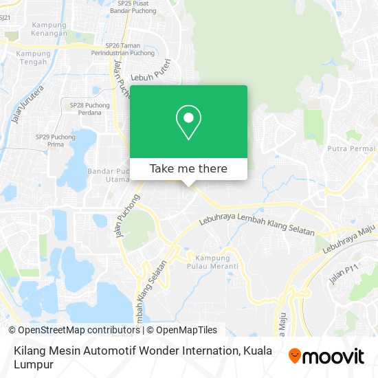 Kilang Mesin Automotif Wonder Internation map