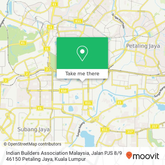 Indian Builders Association Malaysia, Jalan PJS 8 / 9 46150 Petaling Jaya map