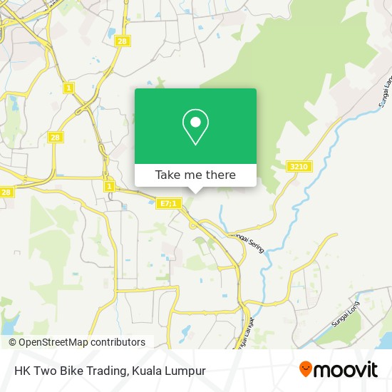 HK Two Bike Trading map