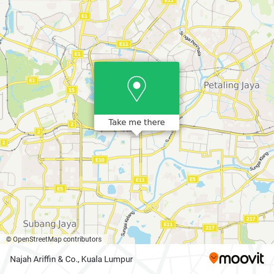 Najah Ariffin & Co. map