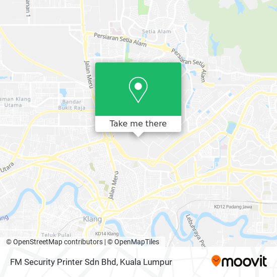 FM Security Printer Sdn Bhd map