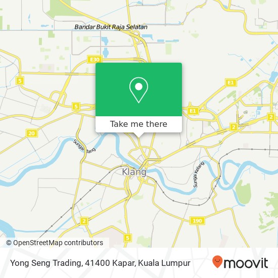 Yong Seng Trading, 41400 Kapar map