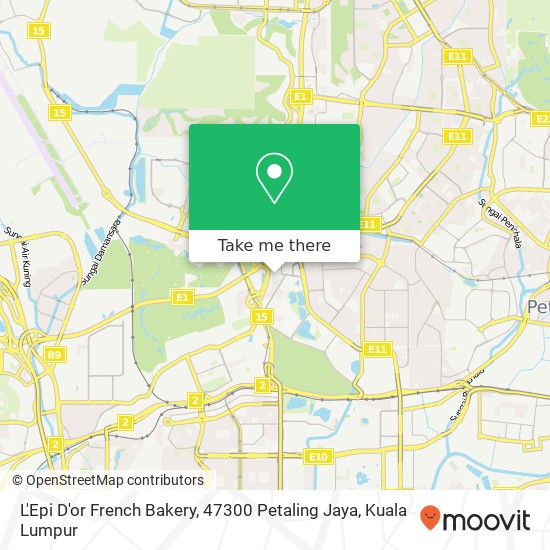 L'Epi D'or French Bakery, 47300 Petaling Jaya map