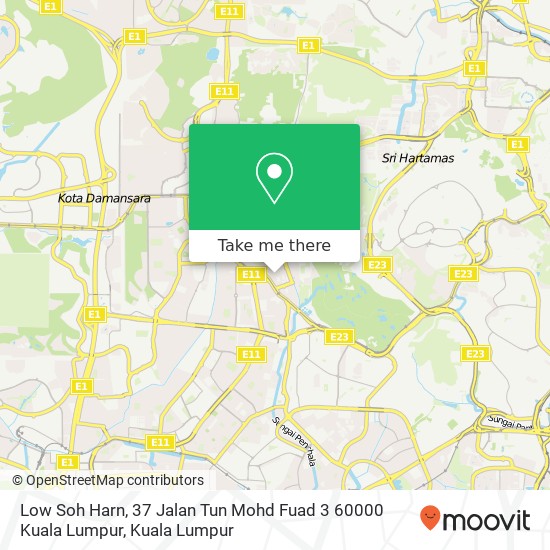 Low Soh Harn, 37 Jalan Tun Mohd Fuad 3 60000 Kuala Lumpur map