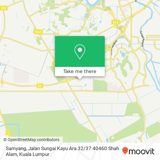 Samyang, Jalan Sungai Kayu Ara 32 / 37 40460 Shah Alam map