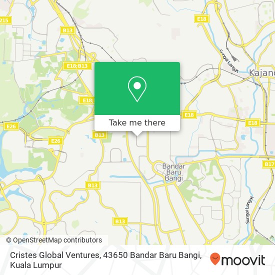 Cristes Global Ventures, 43650 Bandar Baru Bangi map