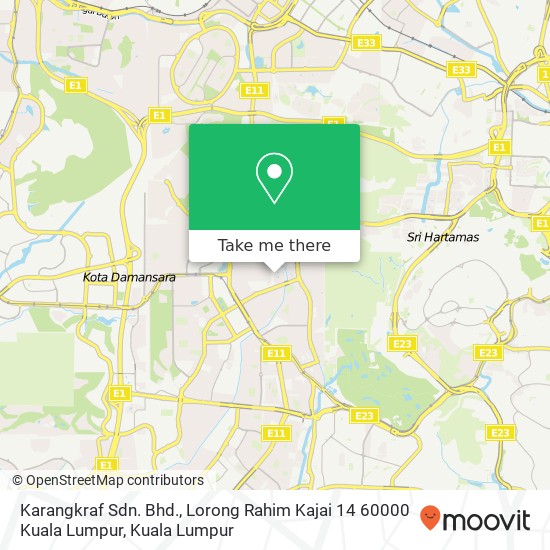 Karangkraf Sdn. Bhd., Lorong Rahim Kajai 14 60000 Kuala Lumpur map