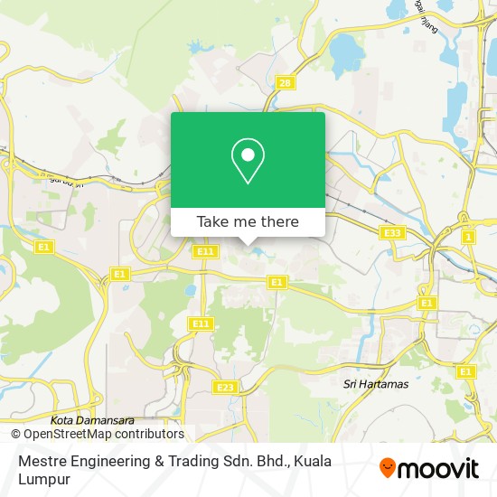 Mestre Engineering & Trading Sdn. Bhd. map