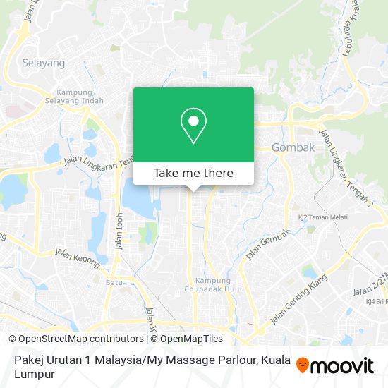 Peta Pakej Urutan 1 Malaysia / My Massage Parlour