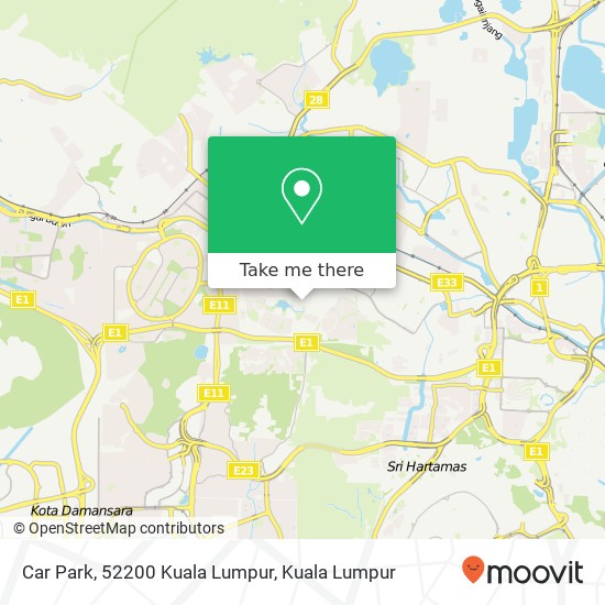 Car Park, 52200 Kuala Lumpur map