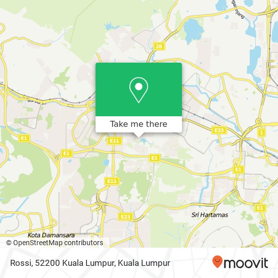 Rossi, 52200 Kuala Lumpur map