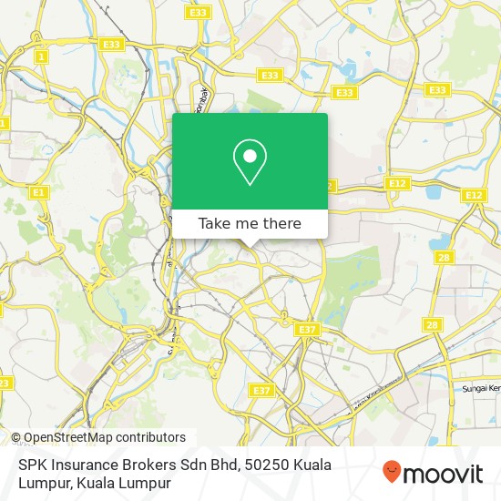 SPK Insurance Brokers Sdn Bhd, 50250 Kuala Lumpur map