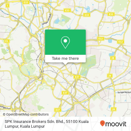 Peta SPK Insurance Brokers Sdn. Bhd., 55100 Kuala Lumpur