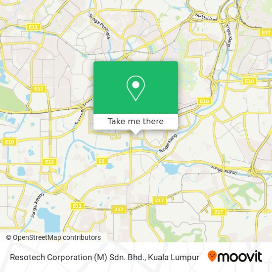 Resotech Corporation (M) Sdn. Bhd. map