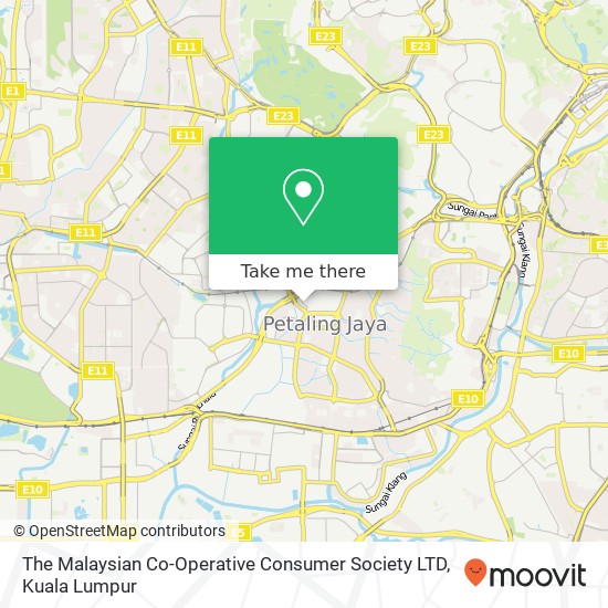 The Malaysian Co-Operative Consumer Society LTD map