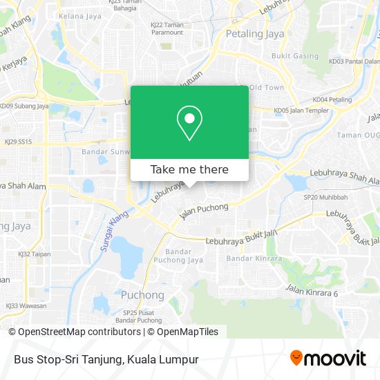 Bus Stop-Sri Tanjung map