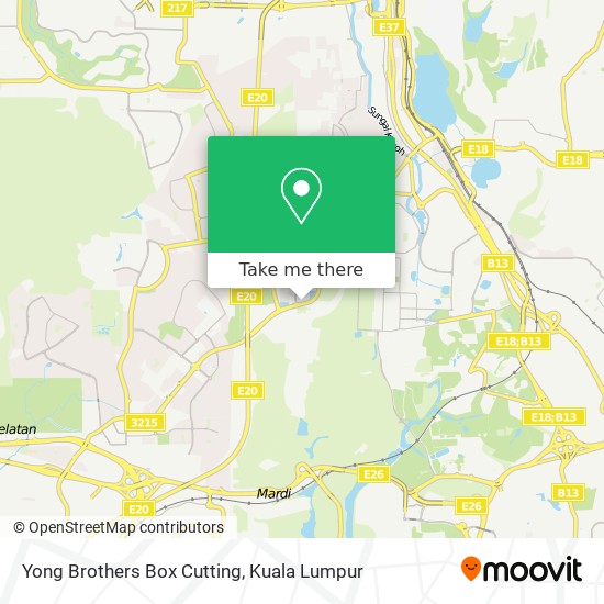 Yong Brothers Box Cutting map