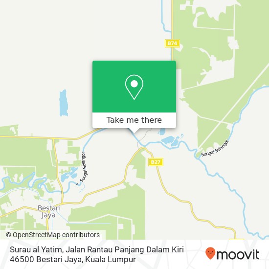 Surau al Yatim, Jalan Rantau Panjang Dalam Kiri 46500 Bestari Jaya map