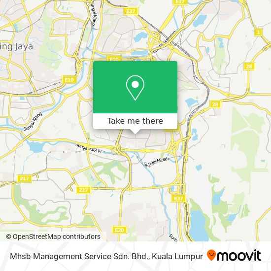 Mhsb Management Service Sdn. Bhd. map