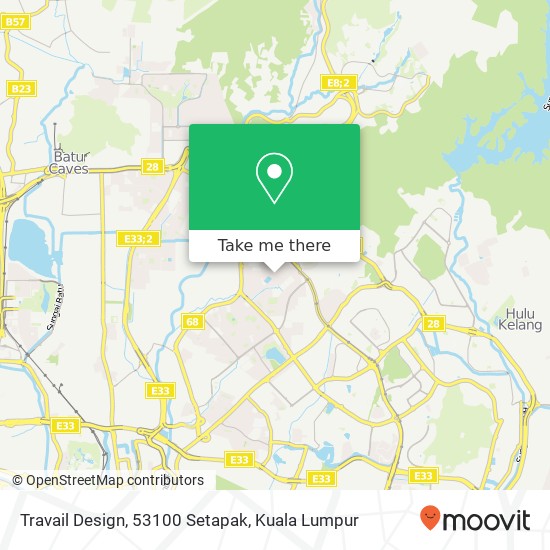 Peta Travail Design, 53100 Setapak