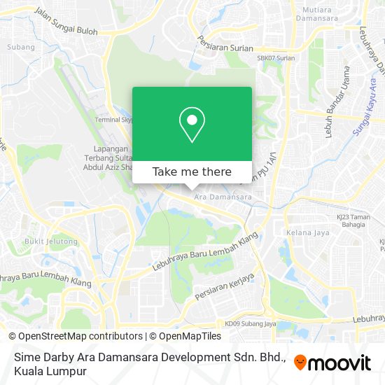 Peta Sime Darby Ara Damansara Development Sdn. Bhd.