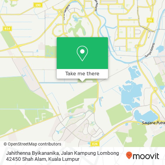 Jahithenna Byikananika, Jalan Kampung Lombong 42450 Shah Alam map