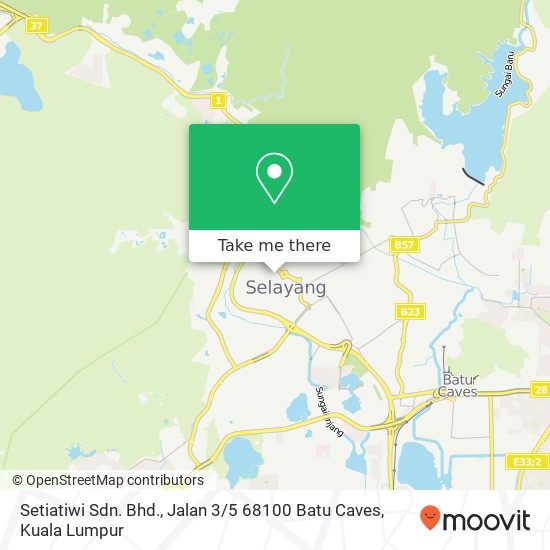 Setiatiwi Sdn. Bhd., Jalan 3 / 5 68100 Batu Caves map