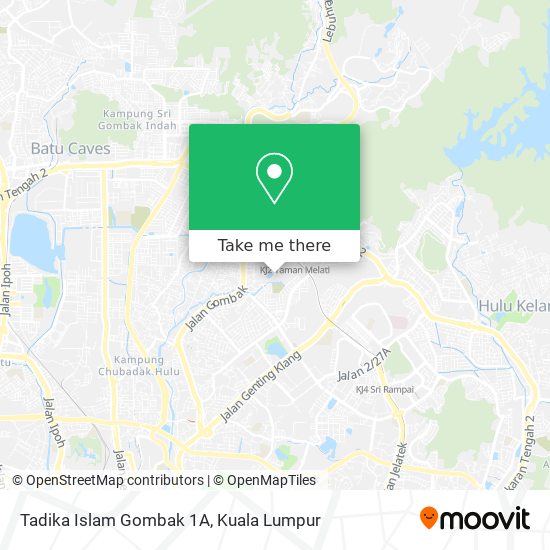 Tadika Islam Gombak 1A map