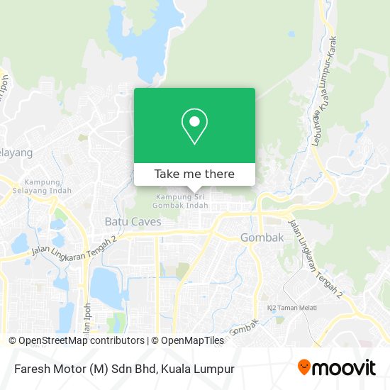 Peta Faresh Motor (M) Sdn Bhd
