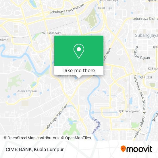 CIMB BANK map