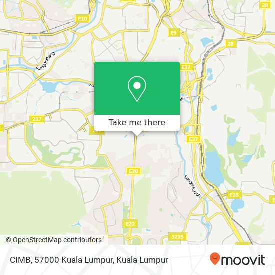 Peta CIMB, 57000 Kuala Lumpur