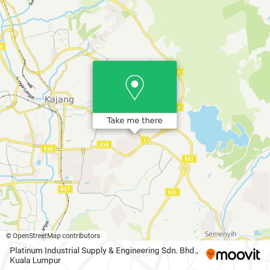 Platinum Industrial Supply & Engineering Sdn. Bhd. map