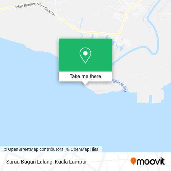 Surau Bagan Lalang map