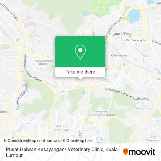 Peta Pusat Haiwan Kesayangan/ Veterinary Clinic
