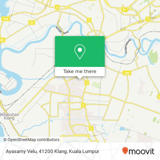 Ayasamy Velu, 41200 Klang map