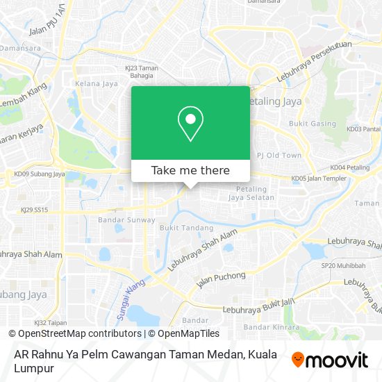 AR Rahnu Ya Pelm Cawangan Taman Medan map