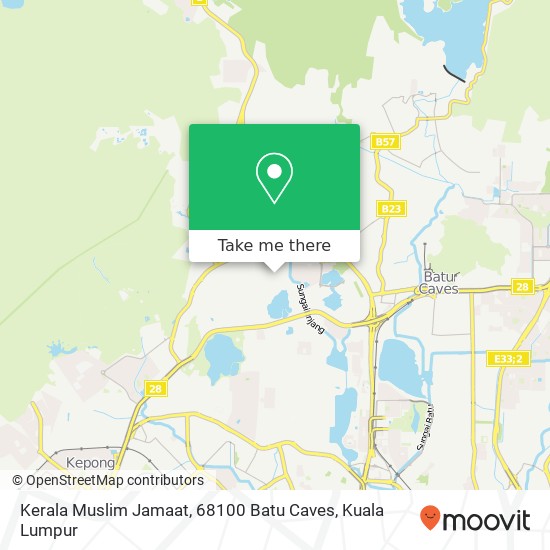 Kerala Muslim Jamaat, 68100 Batu Caves map