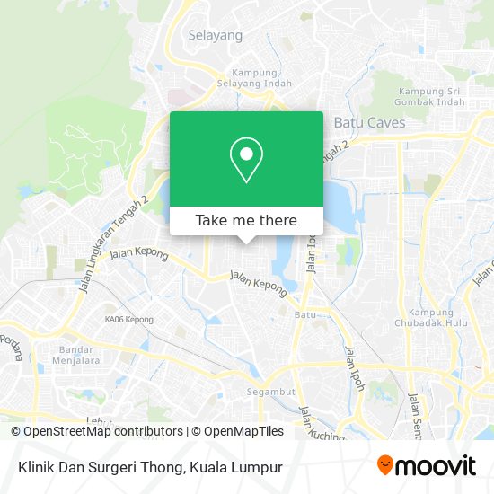 Klinik Dan Surgeri Thong map