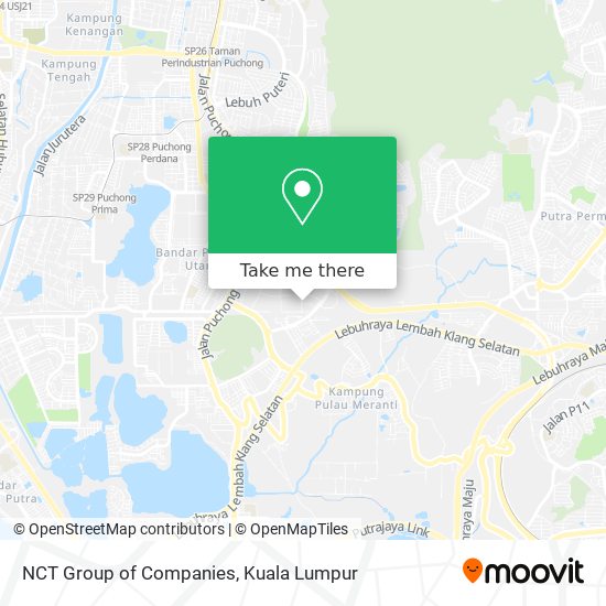 NCT Group of Companies map