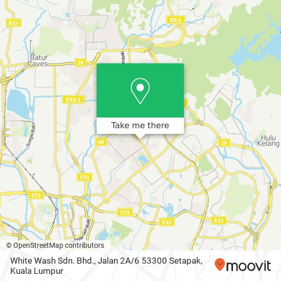 Peta White Wash Sdn. Bhd., Jalan 2A / 6 53300 Setapak