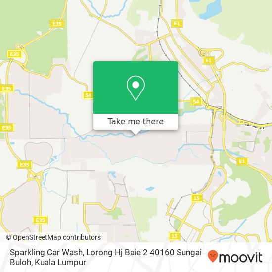 Peta Sparkling Car Wash, Lorong Hj Baie 2 40160 Sungai Buloh