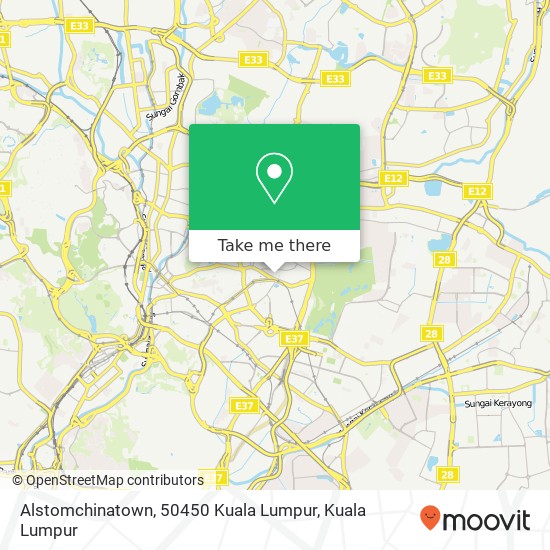 Peta Alstomchinatown, 50450 Kuala Lumpur