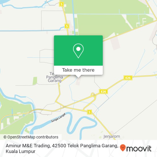 Aminur M&E Trading, 42500 Telok Panglima Garang map