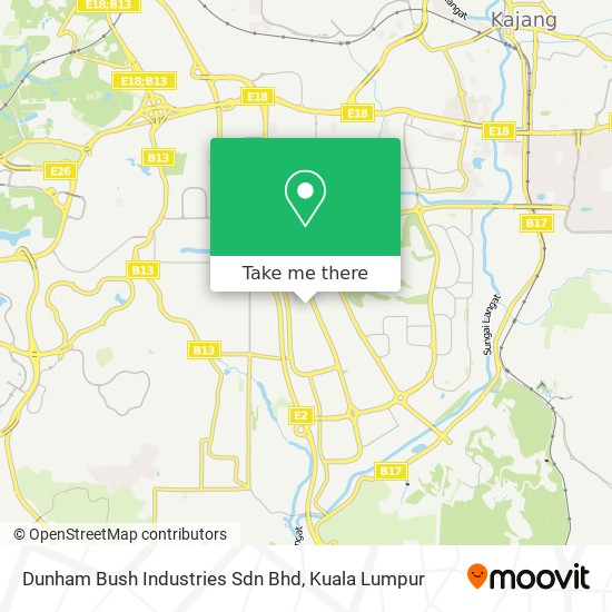 Dunham Bush Industries Sdn Bhd map